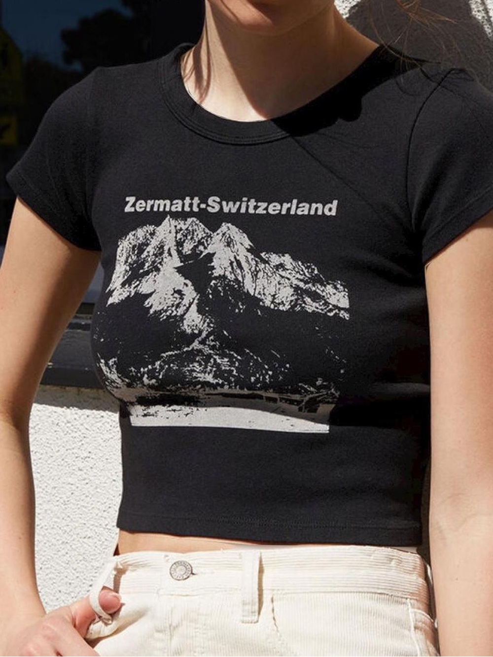 Brandy Melville John Galt baby tee